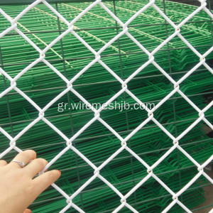 Λευκό κουρτίνα Vinyl επικαλυμμένο αλυσίδα Fence Fabric